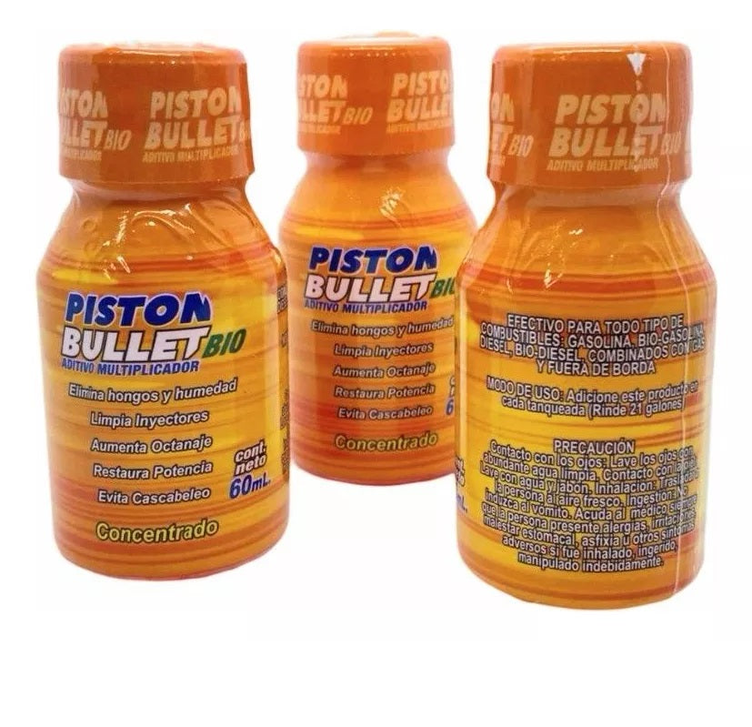 Aditivo Piston Bullet Bio PAGUE 1 LLEVE 3✅