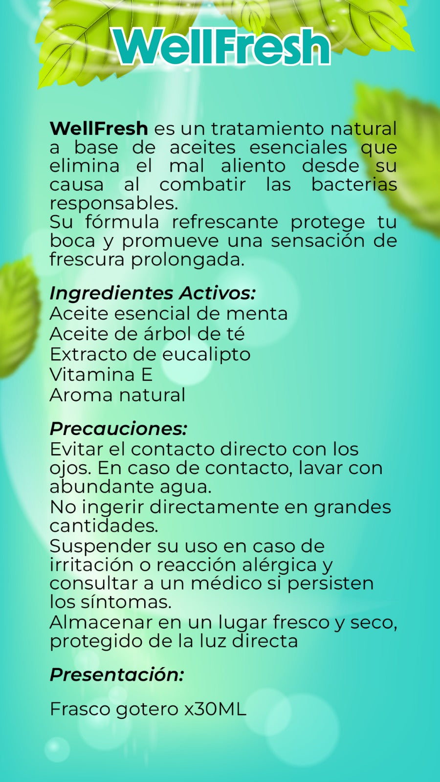 Elimina mal aliento WellFresh PAGUE 1 LLEVE 2