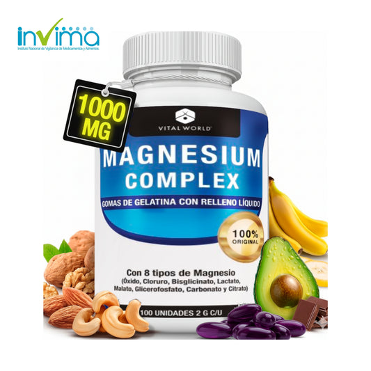 MAGNESIO COMPLEX® INVIMA✅100 Cápsulas