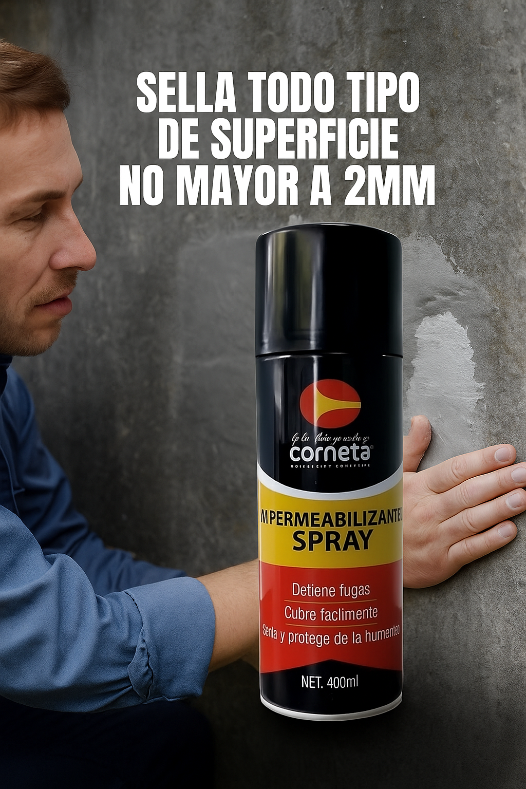 Impermeabilizante Spray Cor Negro