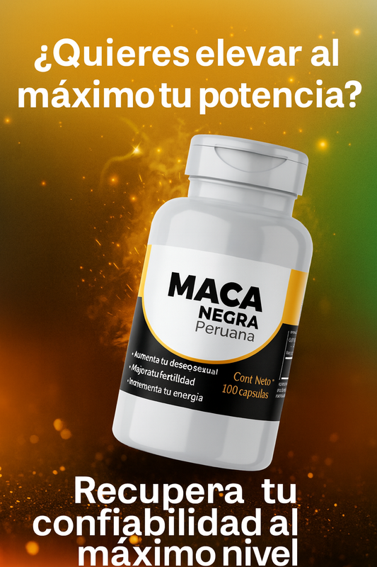 MACA NEGRA Peruana 50caps✅