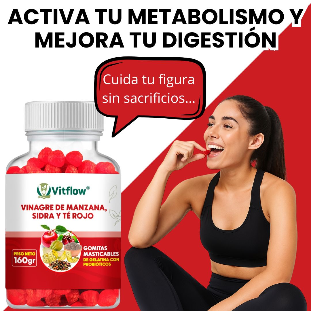 GOMITAS VINAGRE DE MANZANA, PAGUE 1 LLEVE 2 ✅