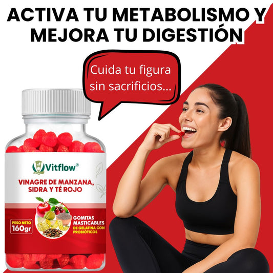 GOMITAS VINAGRE DE MANZANA, PAGUE 1 LLEVE 2 ✅