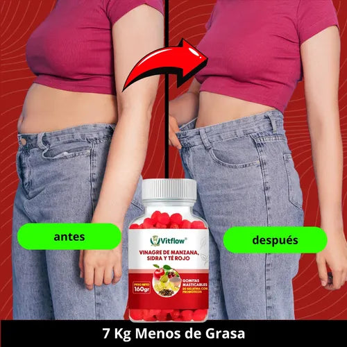 GOMITAS VINAGRE DE MANZANA, PAGUE 1 LLEVE 2 ✅