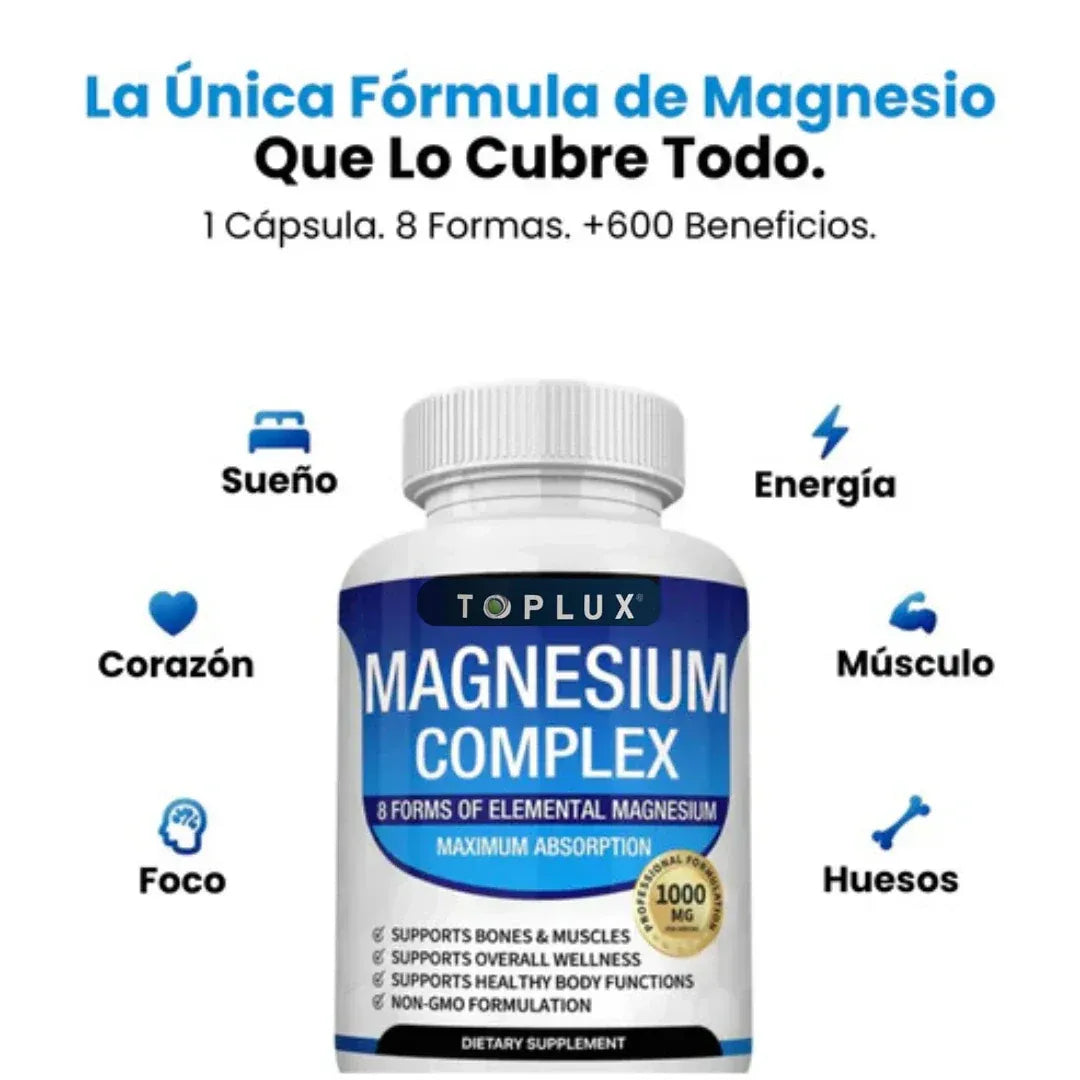 MAGNESIO COMPLEX® INVIMA✅100 Cápsulas
